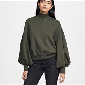 Goen J balloon sleeve sweatshirt BNWT